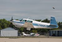 N117DF @ KOSH - Mooney M20J - by Mark Pasqualino