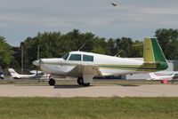 N2557W @ KOSH - Mooney M20E - by Mark Pasqualino