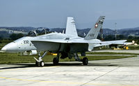 J-5232 @ LSMP - taxying back to the flightline at Payerne AB