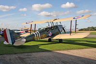 G-ALUC @ EGBR - De Havilland DH-82A Tiger Moth II. Hibernation Fly-In, The Real Aeroplane Company, Breighton Airfield, October 2012. - by Malcolm Clarke