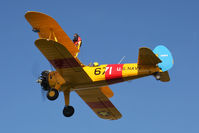 G-CGPY @ EGBR - Boeing E75N1. Hibernation Fly-In, The Real Aeroplane Company, Breighton Airfield, October 2012. - by Malcolm Clarke