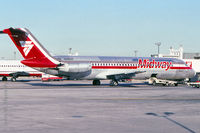 N8959E @ KMDW - Nov. 1991 - Midway Airlines DC-9. - by John Meneely