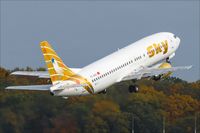 TC-SKG @ EDDR - Boeing 737-4Q8 - by Jerzy Maciaszek