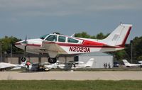 N2023A @ KOSH - Beech B55 - by Mark Pasqualino
