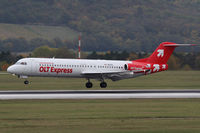 D-AFKD @ LOWW - OLT Express Germany Fokker 100 - by Thomas Ranner