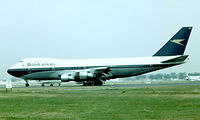 G-AWNG @ EGLL - Boeing 747-136 [20269] (British Airways) Heathrow~G 01/07/1975. Image taken from a slide. - by Ray Barber