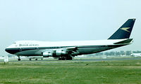 G-AWNG @ EGLL - Boeing 747-136 [20269] (British Airways) Heathrow~G 01/07/1975. Image taken from a slide.