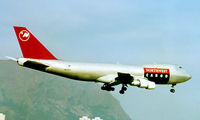 N639US @ VHHX - Boeing 747-251F [23887] (Northwest Cargo) Hong Kong Kai-Tak~B 31/10/1997