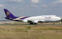HS-TGX @ EDDF - departure via RW18W - by Friedrich Becker