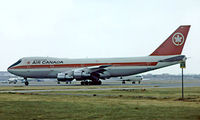 C-GAGA @ EGLL - Boeing 747-233B [20977] (Air Canada) Heathrow~G 01/07/1975. Image taken from a slide.