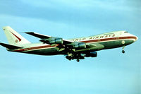N747WA @ EGKK - Boeing 747-273C [20651] (World Airways) Gatwick~G 01/07/1974. Image taken from a slide. - by Ray Barber