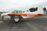 N670T @ AWO - 1958 Beech 95, c/n: TD-19 - by Terry Fletcher