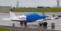 G-AZDJ @ EGFF - EGFF resident.