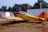PH-HOG @ EHHV - Fokker S-11-1 Instructor [6275] Hilversum~PH 29/08/1976. Image taken from a slide. Shown here with military serial painted out.