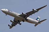 B-HXG @ EGLL - Airbus A340-313X [208] (Cathay Pacific) Home~G 24/08/2009