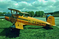 D-EEQM @ EDFM - CASA 1.131E Jungmann [2221] Mannheim~D 02/05/1981. Image taken from a slide. - by Ray Barber