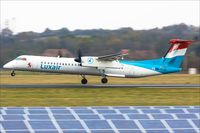 LX-LGE @ EDDR - De Havilland Canada DHC-8-402Q - by Jerzy Maciaszek