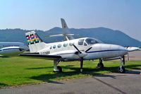 F-GOMM @ LSZA - CESSNA 414 Chancellor [414-0831] Lugano~HB 21/07/2004