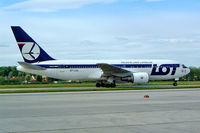 SP-LOA @ EPKK - Boeing 767-25DER [24733] (LOT Polish Airlines) Cracow-Balice~SP 19/05/2004 - by Ray Barber