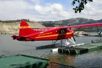 CF-FHZ @ CEZ5 - Moored at Schwatka Lake in Whitehorse, Yukon. - by Murray Lundberg