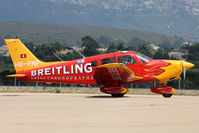 HB-PMP @ LFKC - Taxiing to the general aviation parking - by BTT