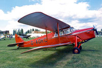 G-ADKC @ EGTC - De Havilland DH.87B Hornet Moth [8064] Cranfield~G 06/07/1986. Image taken from a slide. - by Ray Barber