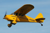 G-FKNH @ EGBR - Piper PA-15 Vagabond. Hibernation Fly-In, The Real Aeroplane Club, Breighton Airfield, October 2012. - by Malcolm Clarke