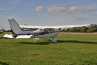 G-OBMS @ EGBR - Reims F172M. Hibernation Fly-In, The Real Aeroplane Club, Breighton Airfield, October 2012. - by Malcolm Clarke