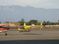 N442EK @ OXR - 2002 Robinson R44 CLIPPER, Lycoming O-540-F1B5 260 Hp derated to 225 Hp for takeoff, 205 Hp continuous, pop-out floats, of Channel Islands Helicopters - by Doug Robertson