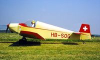HB-SOG @ LFSG - Jodel D.112 Club [490] Epinal-Mirecourt~F 25/07/1998