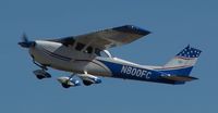 N800FC @ EDU - Departing EDU