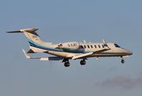 G-XJET @ EGHH - ex G-IZAP short finals - by John Coates