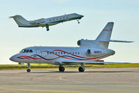N898TS @ EGGW - Dassault-breguet MYSTERE FALCON 900, c/n: 95 - by Terry Fletcher