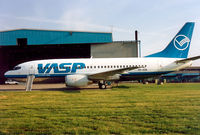 PP-SOR @ EKCH - Copenhagen Kastrup 14.8.91 Lsd from
Maersk  ex (OY-MMW) - by leo larsen