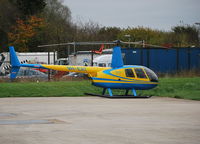 9H-EAT @ EGTB - Robinson R44 Clipper II at Wycombe Air Park. Ex SX-HTC - by moxy