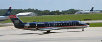 N407AW @ KCLT - Taxi CLT - by Ronald Barker