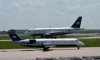 N436AW @ KCLT - Taxi CLT - by Ronald Barker