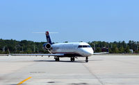 N468AW @ KCLT - Taxi CLT - by Ronald Barker