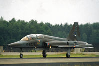 K-4016 @ EHTW - NF-5B trainer of 313 sqn of the Royal Netherlands Air Force about to take off from Twenthe Air Base. - by Henk van Capelle