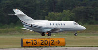 N196MG @ KDAN - BAE 125-800A in Danville Va. - by Richard T Davis