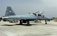 J-3208 @ LIED - flightline at Decimomannu AB - by Friedrich Becker