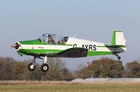 G-AYRS @ EGSV - Just airbourne. - by Graham Reeve