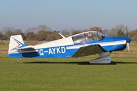 G-AYKD @ EGSV - Just landed. - by Graham Reeve