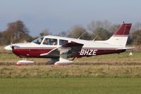 G-BHZE @ EGSV - Landing at Old Buckenham. - by Graham Reeve