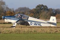 G-AVHL @ EGSV - Landing at Old Buckenham. - by Graham Reeve
