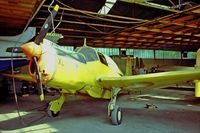 F-BLXL @ LFQT - Morane-Saulnier MS.733 Alcyon [76] Merville - Calonne~F 29/07/1983. Image taken from a slide. - by Ray Barber