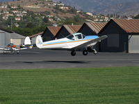 N6527Q @ SZP - 1966 Alon A2 AIRCOUPE, Continental C90 90 Hp, landing Rwy 04 - by Doug Robertson