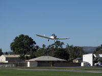 N6527Q @ SZP - 1966 Alon A2 AIRCOUPE, Continental C90 90 Hp, on final Rwy 04 - by Doug Robertson