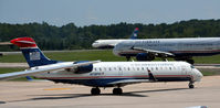 N718PS @ KCLT - Taxi CLT - by Ronald Barker