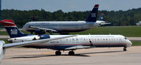 N913FJ @ KCLT - Taxi CLT - by Ronald Barker
